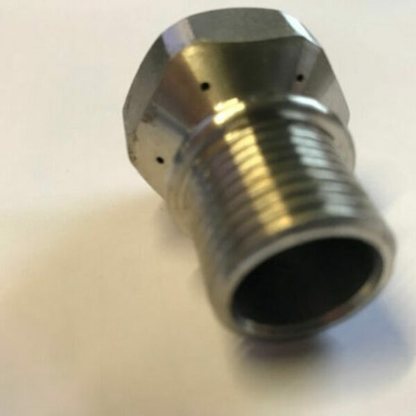 Standard drain cleaning nozzle ½”