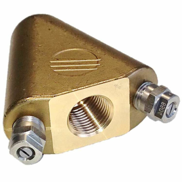 Brass Plough Jet - 2 rear nozzles